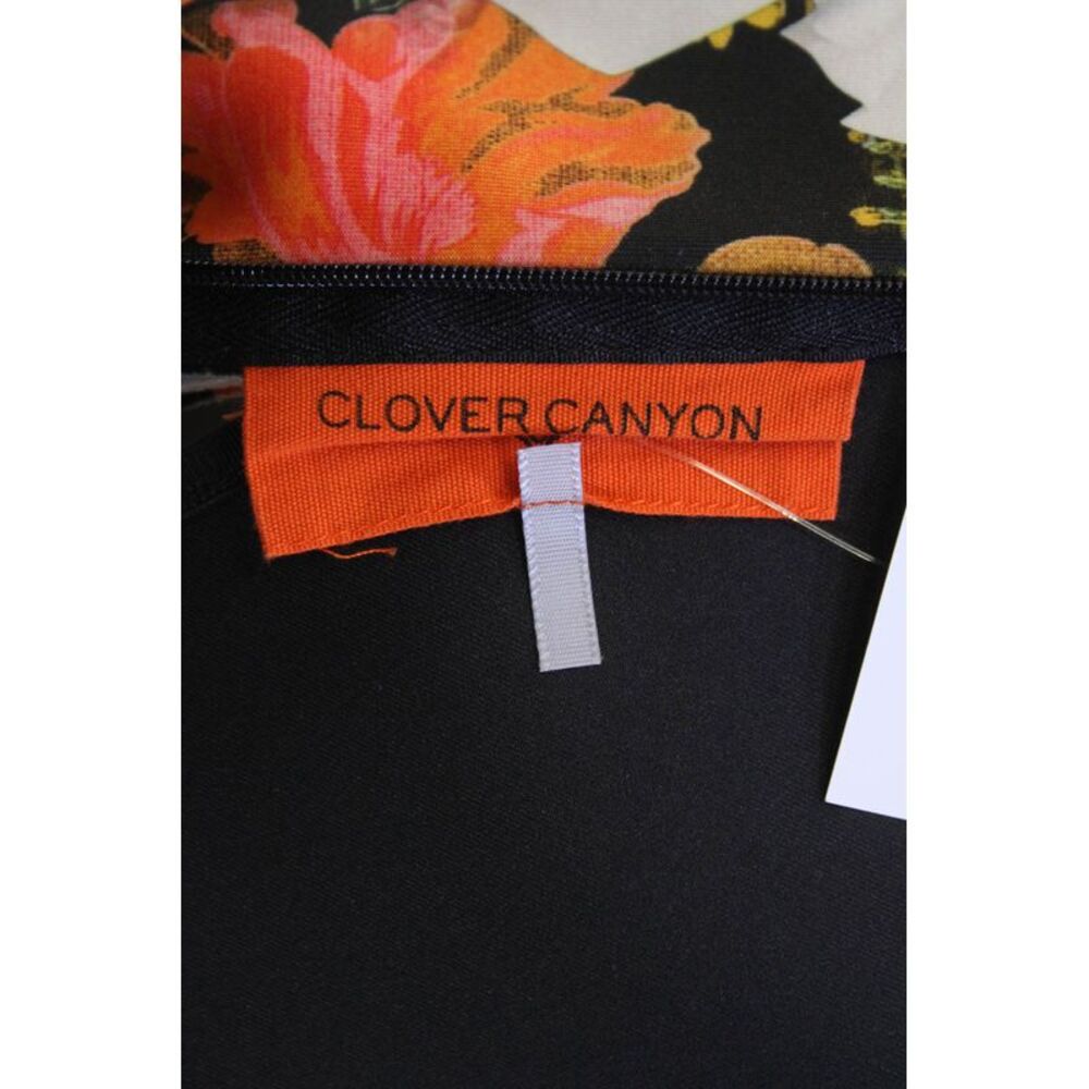 Clover Canyon Womens Textured Round Neck Sleeveless Dress Black Size L_5